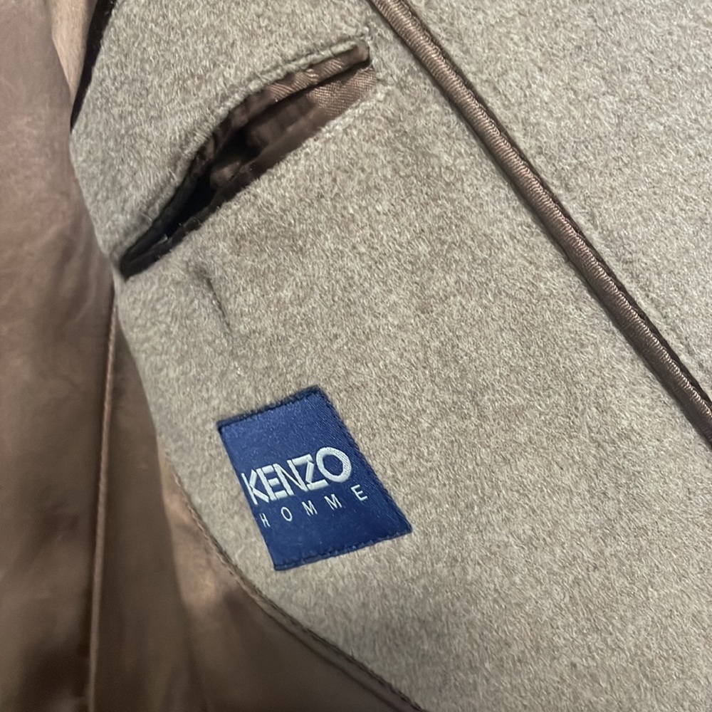 Kenzo Mens Wool Coat Size 44